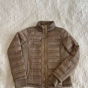 Michael Kors Beige Puffer Jacket Size Small